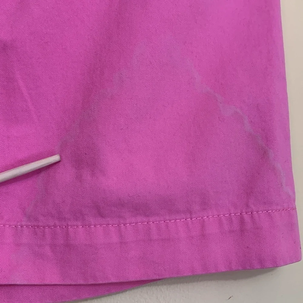 Lilly Pulitzer | Pink 100% Cotton Unlined Mini Skirt Flawed Size 0